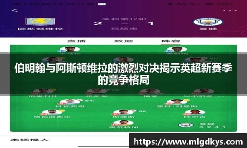 伯明翰与阿斯顿维拉的激烈对决揭示英超新赛季的竞争格局